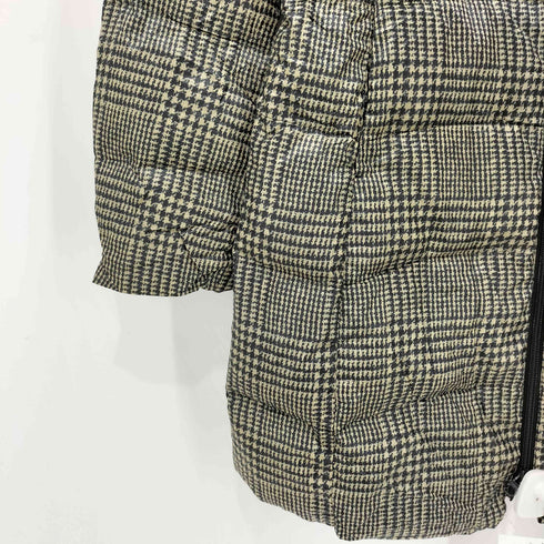 ユニクロ UNIQLO グレンチェック ウルトラライドダウンコート レディース JPN:L