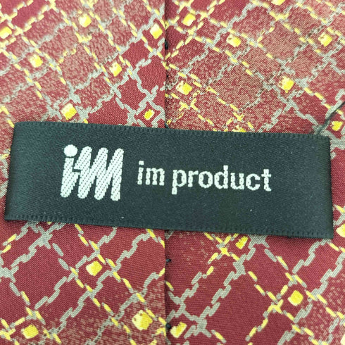 アイムプロダクトイッセイミヤケ im product ISSEY MIYAKE 総柄ネクタイ メンズ