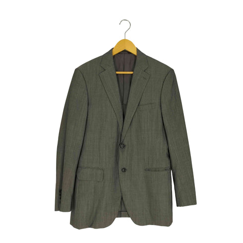 ダーバン DURBAN R.A.S.O ウールシルク ストライプ 2Bテーラードジャケット メンズ 94A6