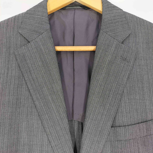 ダーバン DURBAN R.A.S.O ウールシルク ストライプ 2Bテーラードジャケット メンズ 94A6