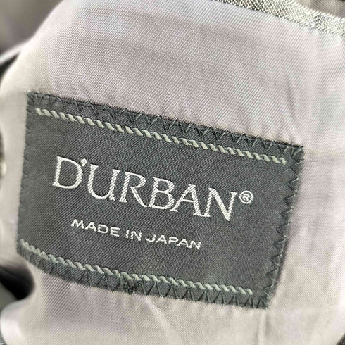 ダーバン DURBAN R.A.S.O ウールシルク ストライプ 2Bテーラードジャケット メンズ 94A6