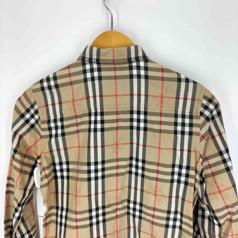 バーバリーズ BURBERRYS 80-90S OLD ホースシャドウ ノバチェック L/S シャツ レディース