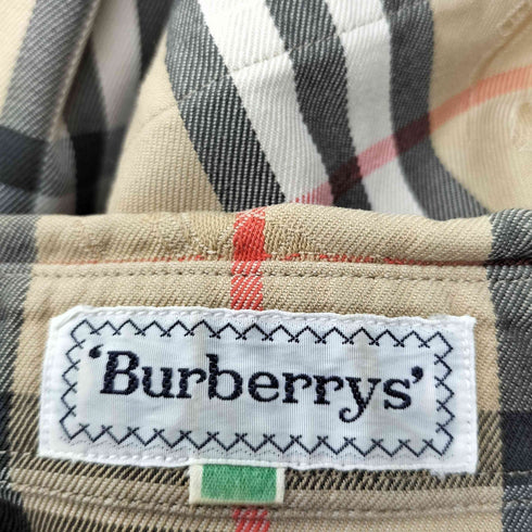 バーバリーズ BURBERRYS 80-90S OLD ホースシャドウ ノバチェック L/S シャツ レディース