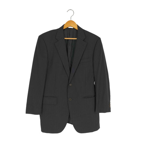 ダーバン DURBAN TASMANIAN ストライプ 2B テーラードジャケット メンズ 98AB6