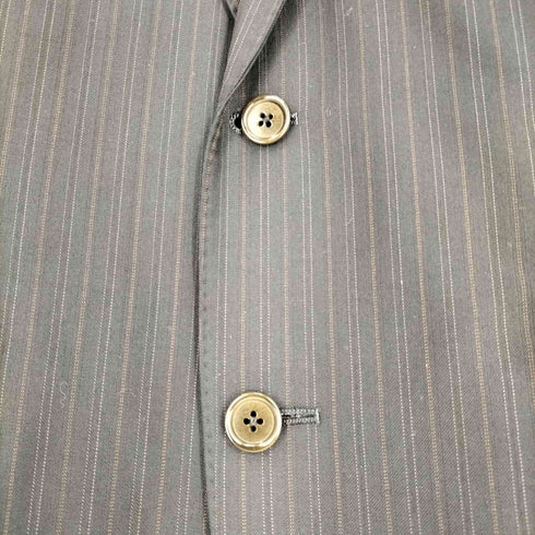 ダーバン DURBAN TASMANIAN ストライプ 2B テーラードジャケット メンズ 98AB6