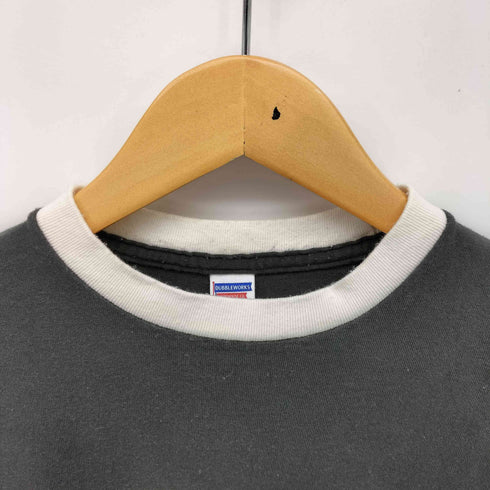 ウエアハウス WAREHOUSE DUBBLE WORKS TRITON フロント ロゴ リンガー Tシャツ メンズ JPN:S