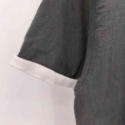 ウエアハウス WAREHOUSE DUBBLE WORKS TRITON フロント ロゴ リンガー Tシャツ メンズ JPN:S