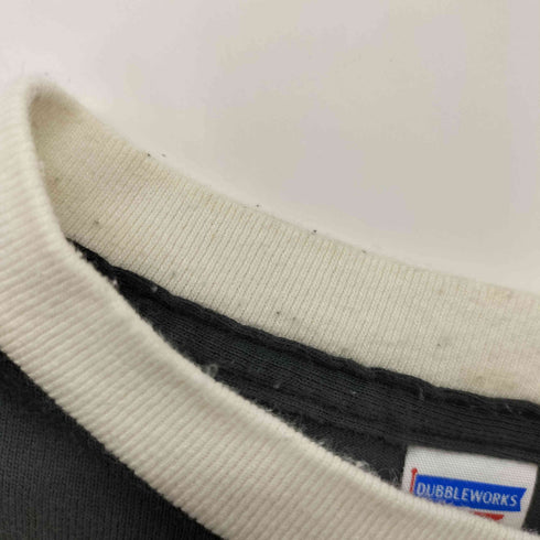 ウエアハウス WAREHOUSE DUBBLE WORKS TRITON フロント ロゴ リンガー Tシャツ メンズ JPN:S