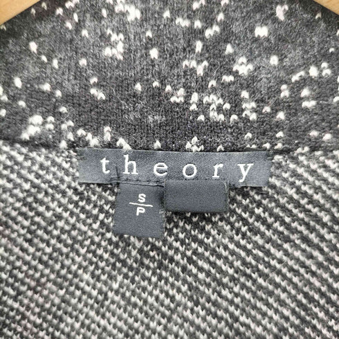 セオリー theory ウール混 スパークル ロングコート コーディガン モーニングコート レディース JPN:S