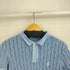 ポロラルフローレン POLO RALPH LAUREN スモールポニー刺繍 S/S ポロコットンケーブルニットワンピース レディース import:L