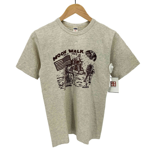ウエアハウス WAREHOUSE MOON WALK 月面着陸記念 フロント ロゴ クルーネック S/S Tシャツ メンズ 36