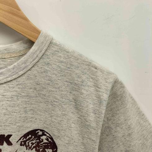 ウエアハウス WAREHOUSE MOON WALK 月面着陸記念 フロント ロゴ クルーネック S/S Tシャツ メンズ 36
