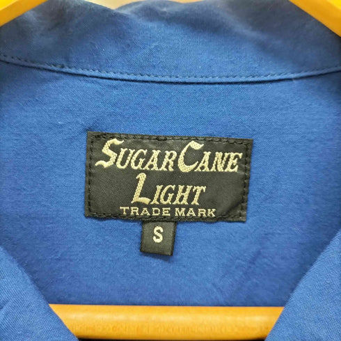シュガーケーン SUGAR CANE LIGHT TRADEMARK オープンカラーシャツ メンズ import:S