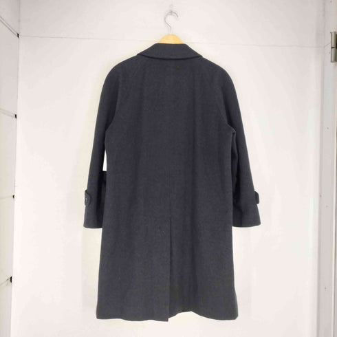 pure cashmere カシミヤ100比翼ステンカラーコート メンズ 88