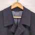 pure cashmere カシミヤ100比翼ステンカラーコート メンズ 88
