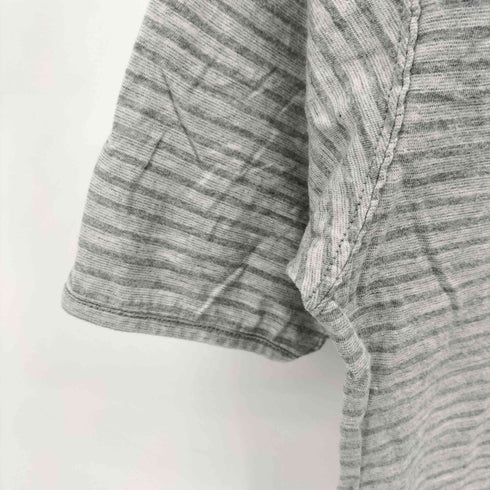 エンジニアードガーメンツ Engineered Garments 旧タグ ヘンリーネック ボーダー S/S カットソー メンズ JPN:XS