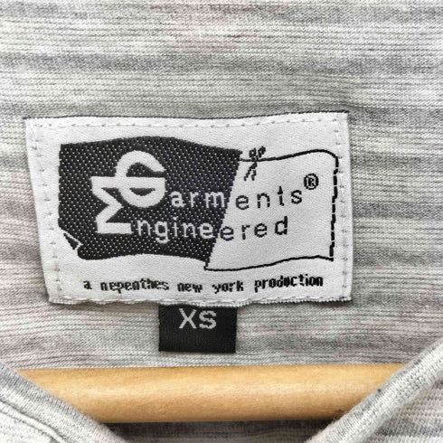 エンジニアードガーメンツ Engineered Garments 旧タグ ヘンリーネック ボーダー S/S カットソー メンズ JPN:XS