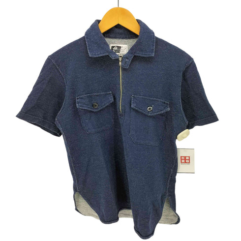 エンジニアードガーメンツ Engineered Garments 旧タグ ハーフジップ プルオーバー S/S ポロ シャツ メンズ JPN:XS