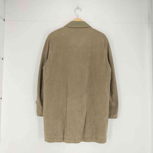 STANLEY BLACKER SPORTS 裏地ファーフェイクスエード比翼ステンカラーコート メンズ 31