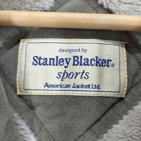 STANLEY BLACKER SPORTS 裏地ファーフェイクスエード比翼ステンカラーコート メンズ 31