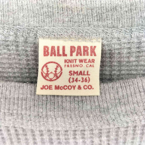ジョーマッコイ JOE McCOY BALL PARK KNIT WEAR サーマル S/S クルーネック Tシャツ メンズ JPN:S