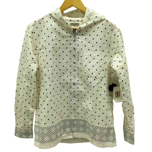 シュガーケーン SUGAR CANE LIGHT BRAND ドット柄 ジップアップ シャツフーディ メンズ import:S