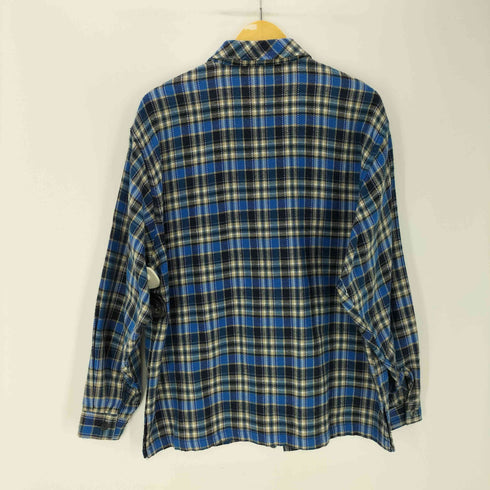 ティンバーランド Timberland 90S WEATHERGEAR コットン フランネル ジップアップ シャツ ジャケット メンズ