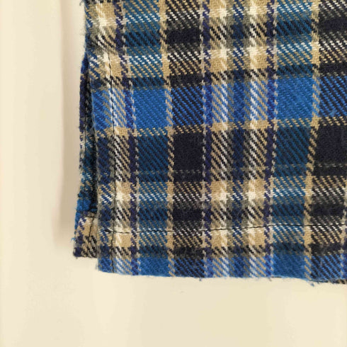 ティンバーランド Timberland 90S WEATHERGEAR コットン フランネル ジップアップ シャツ ジャケット メンズ