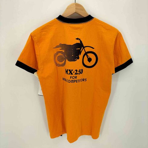 リアルマッコイズ REAL McCoyS MX-250 両面 プリント リンガー S/S クルーネック Tシャツ メンズ JPN:M