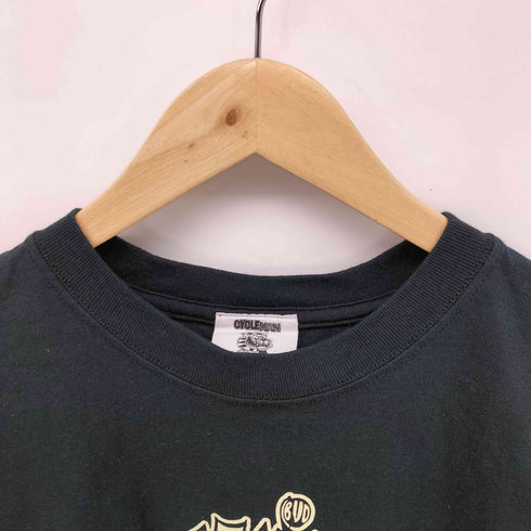 CYCLEMAN BOOKS 00S ANVIL ボディ ロゴ 両面 プリント S/S クルーネック Tシャツ メンズ JPN:S
