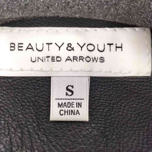 ビューティーアンドユースユナイテッドアローズ BEAUTY & YOUTH UNITED ARROWS シングルライダースジャケット メンズ JPN:S