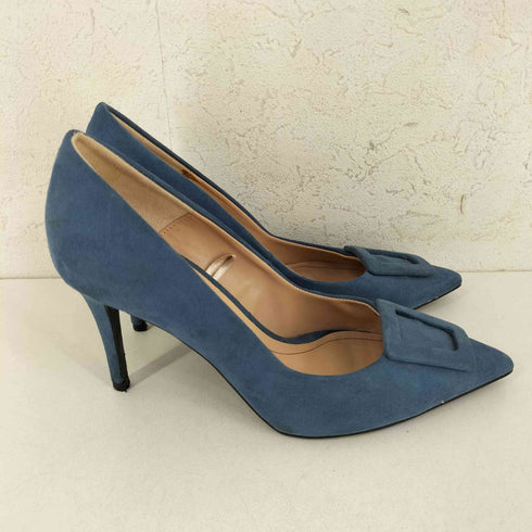 ザラ ZARA TRAFALUC スエードヒールパンプス レディース 36
