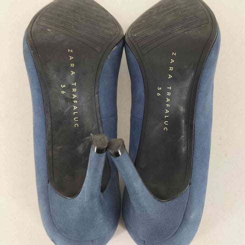ザラ ZARA TRAFALUC スエードヒールパンプス レディース 36