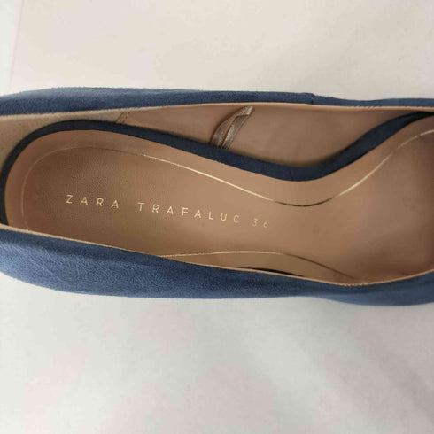 ザラ ZARA TRAFALUC スエードヒールパンプス レディース 36