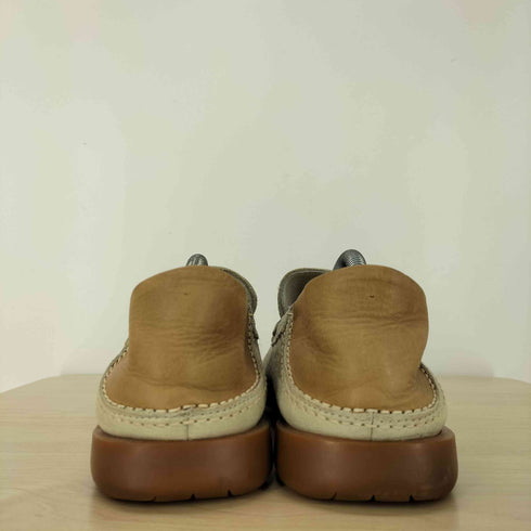 キャサリンハムネットロンドン KATHARINE HAMNETT LONDON バイカラー レザー スリッポン ドライビング シューズ メンズ 25