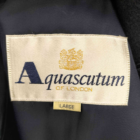 アクアスキュータム AQUASCUTUM ポッサム ウールステンカラーコート メンズ JPN:L