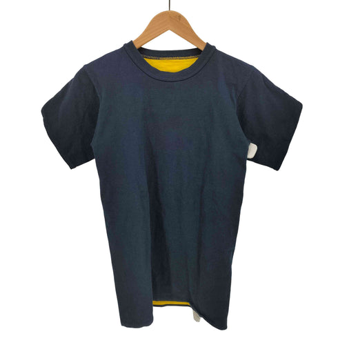 ユーエスネイビー U.S.NAVY 00s 02年会計 リバーシブル ダブルフェイス S/S クルーネック Tシャツ メンズ import:S