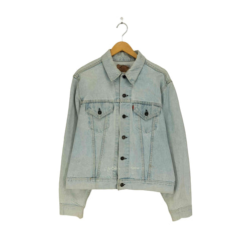 リーバイス Levis ボタン裏527 70503 4th 背面パイルワッペンデザインデニムトラッカージャケット メンズ