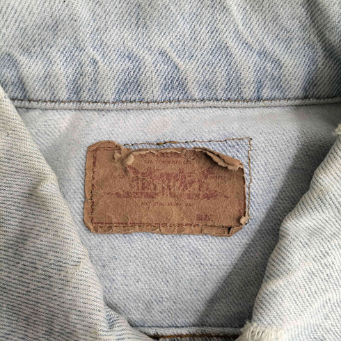 リーバイス Levis ボタン裏527 70503 4th 背面パイルワッペンデザインデニムトラッカージャケット メンズ
