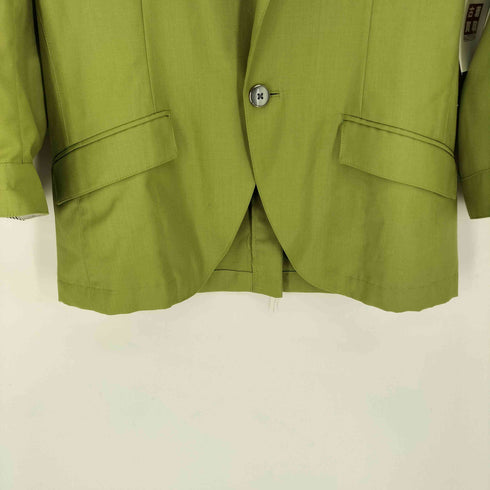 ミッシェルクランオム MICHEL KLEIN HOMME 裏地ストライプ 1B シングル テーラードジャケット メンズ FR:48