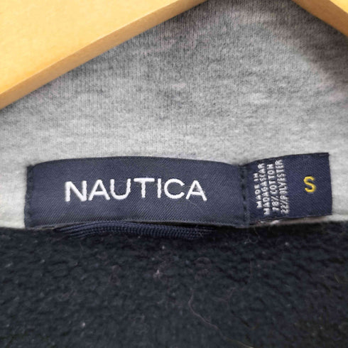 ノーティカ NAUTICA ロゴ刺繍 ハーフジップ プルオーバー スウェット メンズ import:S