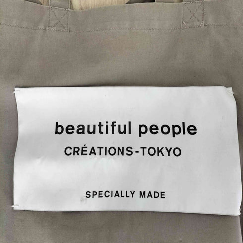 ビューティフルピープル beautiful people ボックスロゴキャンバストートバッグ レディース