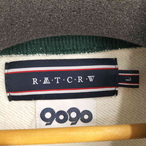 ナインティナインティ 9090 ロゴ刺繍 ハーフジップトレーナー メンズ JPN:L