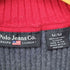 ポロジーンズ RL POLO JEANS CO. 細畝 ハーフジップ モックネック ニット レディース import:M