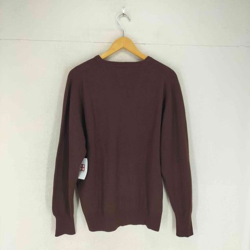 Neil Norman pure cashmere 2-PLYカシミヤVネックニット セーター メンズ import:L