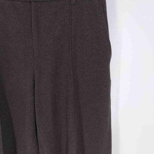 ユニクロ UNIQLO 25AW ブラッシュ ドジャージー ワイドパンツ レディース JPN:L