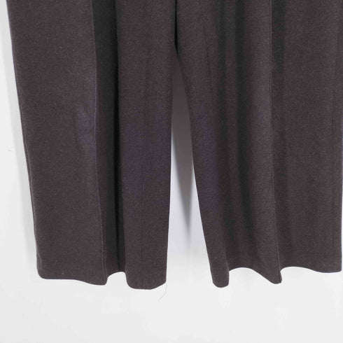 ユニクロ UNIQLO 25AW ブラッシュ ドジャージー ワイドパンツ レディース JPN:L