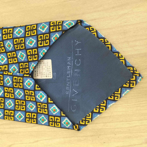ジバンシィ GIVENCHY 総柄シルクネクタイ メンズ