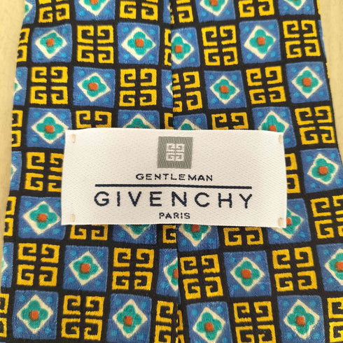 ジバンシィ GIVENCHY 総柄シルクネクタイ メンズ
