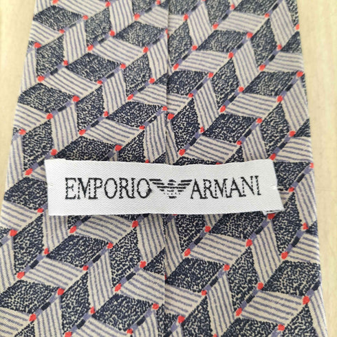 エンポリオアルマーニ EMPORIO ARMANI 総柄シルクネクタイ メンズ